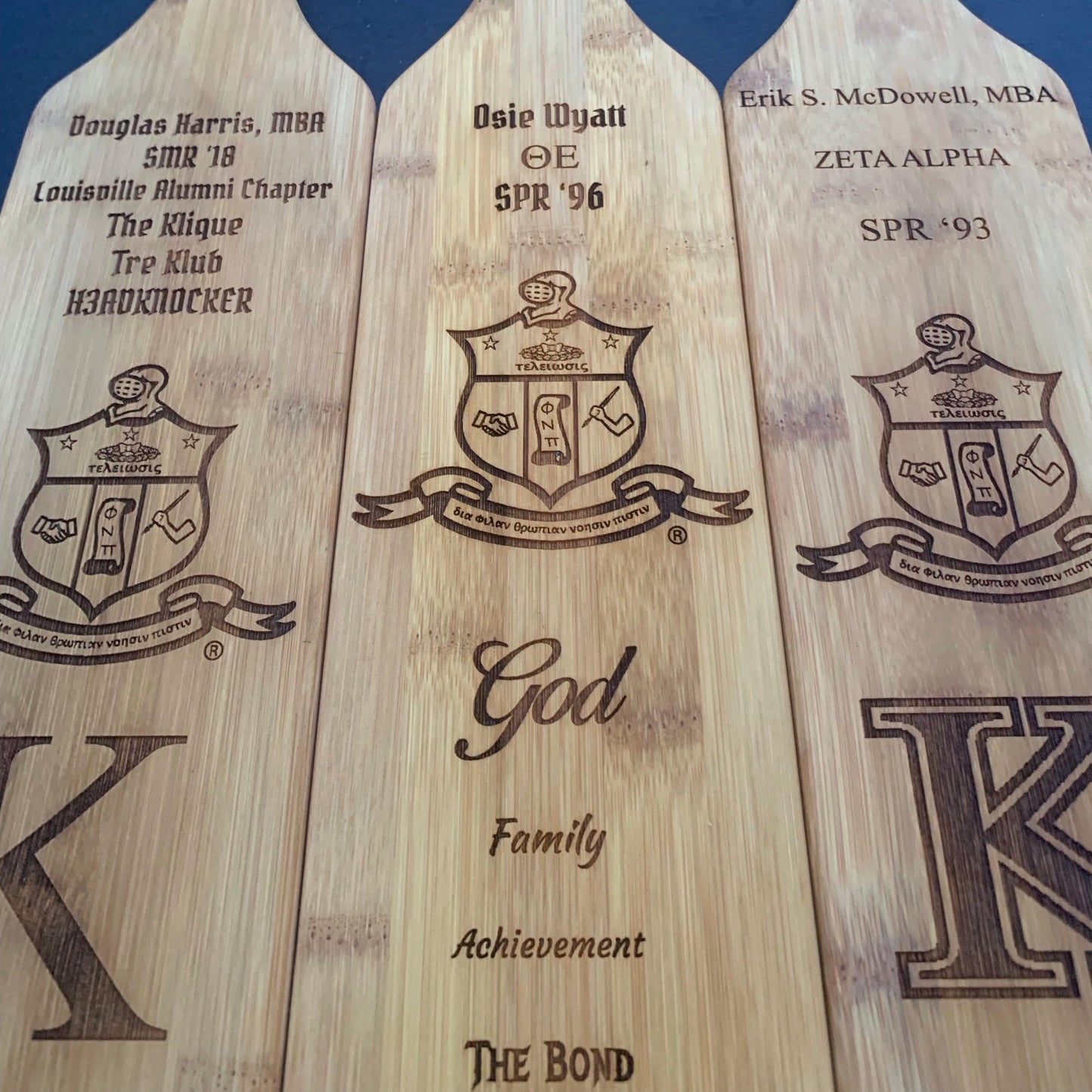 Fraternity Bamboo Paddle - Whoa, Jody Boy!